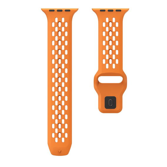 Silikonový řemínek pro Apple Watch 1/2/3/4/5/6/7/8/SE/ULTRA 42/44/45/49MM, oranžový