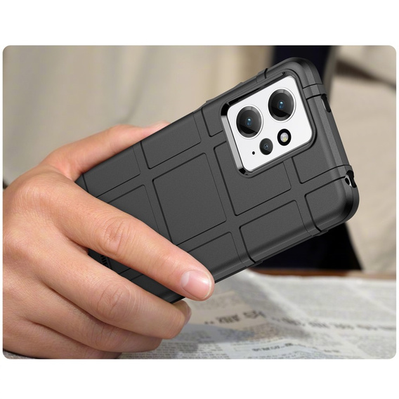 Pouzdro pro Xiaomi Redmi Note 12 4G, Rugged Shield, černé