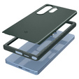 Pouzdro Spigen pro Samsung Galaxy S25 Ultra, Thin Fit Mag, zelené + 9H tvrzené sklo