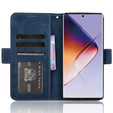 Klopové pouzdro pro Infinix Note 40 Pro Plus, Card Slot, námořnicky modré