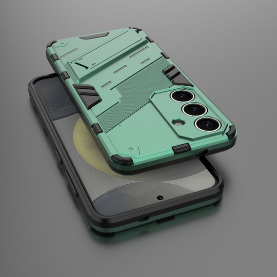 Pouzdro pro Samsung Galaxy A36 5G, Military kickstand, zelené