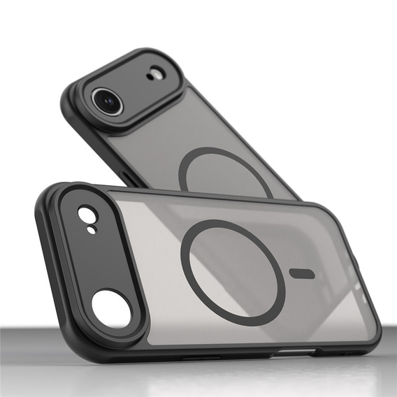 Matné pouzdro pro iPhone Air, pro MagSafe, s ochranou fotoaparátu, matně černé