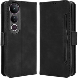 Klopové pouzdro pro Vivo V50 Lite 4G / 5G, Card Slot, černé
