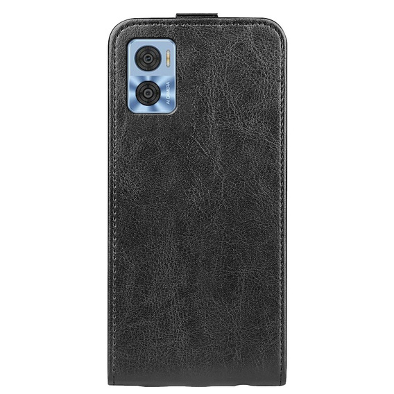Klopové pouzdro pro Motorola Moto E22 / E22i, Flip, černé