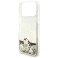 Pouzdro GUESS Liq. Glitter 4 Charms pro iPhone 17 Pro