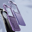 Pancéřované pouzdro pro Samsung Galaxy Z Flip7 FE / Z Flip6, Armor Shockproof, fialové