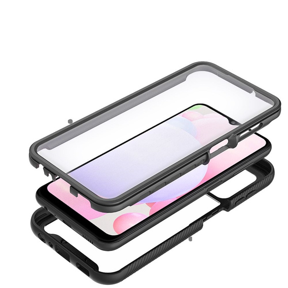 Pouzdro pro Samsung Galaxy A13 4G, Shockproof, s fólií, modré