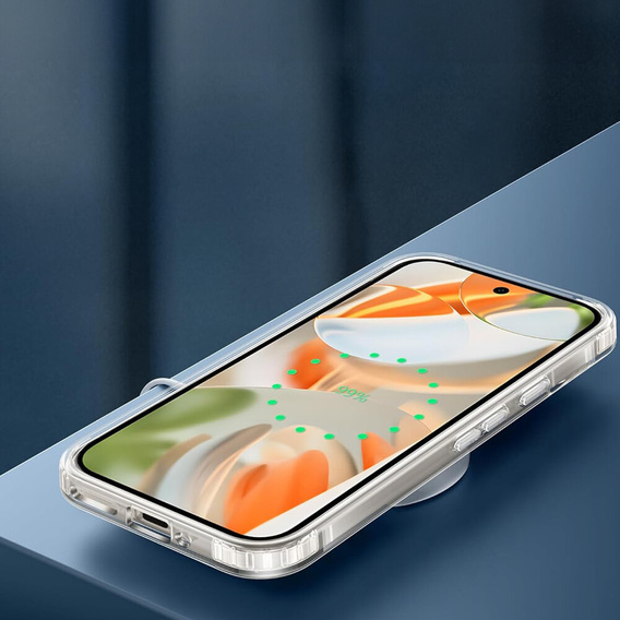 Pouzdro pro Google Pixel 9 Pro XL, Fusion Hybrid, pro MagSafe, průhledné