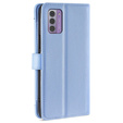 Klopové pouzdro pro Nokia G42, Wallet Zipper Pocket, modré
