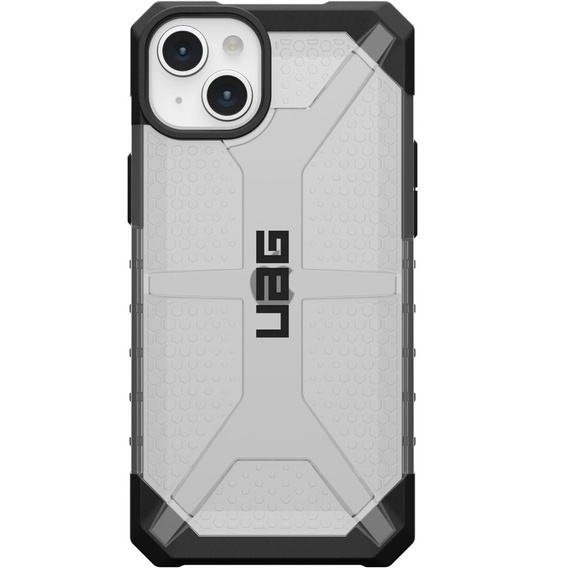 Pouzdro Urban Armor Gear pro iPhone 15 Plus, Plasma, transparentní / černé