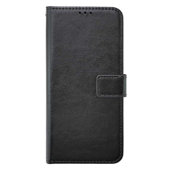 Klopové pouzdro pro Oppo A79 5G, Crazy Horse Wallet, černé