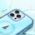 Pouzdro pro iPhone 16 Pro, Shockproof Hybrid, s fólií na displej, pro MagSafe, modré