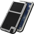 Pouzdro Love Mei pro Samsung Galaxy S25 Ultra, armored with glass, šedé