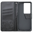 Klopové pouzdro pro Oppo A79 5G, Butterfly, černé