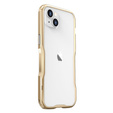 Pouzdro LUPHIE pro iPhone 14 Plus, Armor Bumper, zlaté