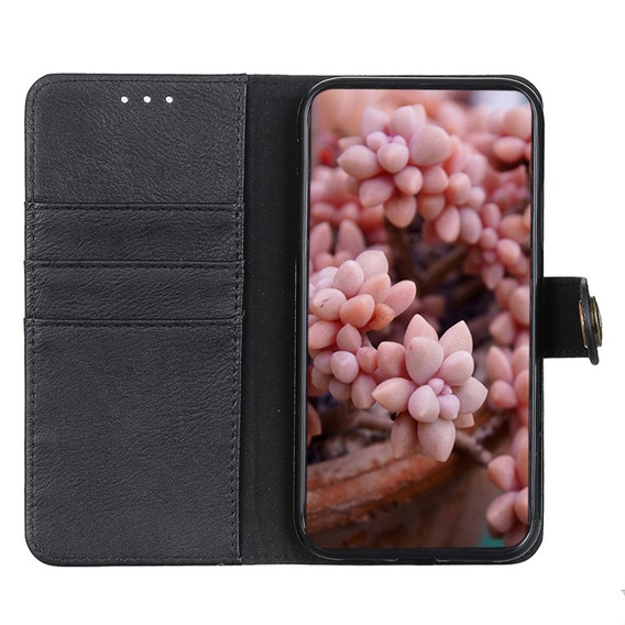 KHAZNEH RFID pouzdro pro Motorola G85 5G, Litchi Texture, černé