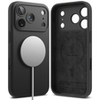 Pouzdro Ringke pro iPhone 17 Pro Max, silikonové magnetické pouzdro MagSafe, černé