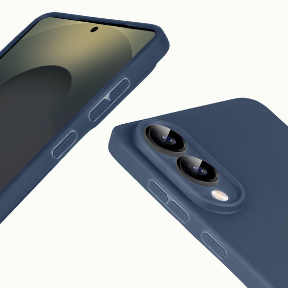 Tenké pouzdro pro Samsung Galaxy S25 Edge, Slim, námořnicky modré