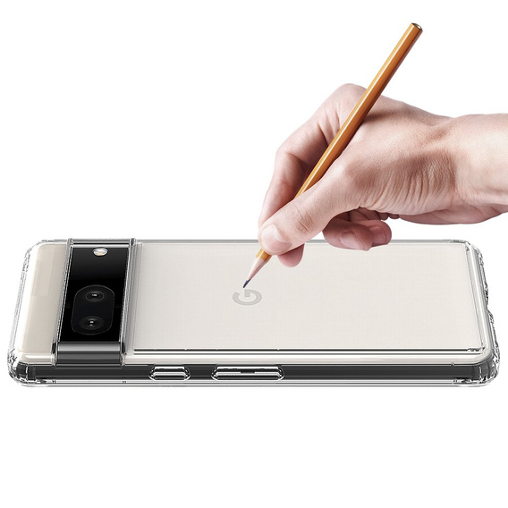 Pouzdro pro Google Pixel 7, Fusion Hybrid, průhledné
