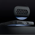 Pouzdro pro Nothing Phone 3A Pro, pro MagSafe, ERBORD Matt Case, černý
