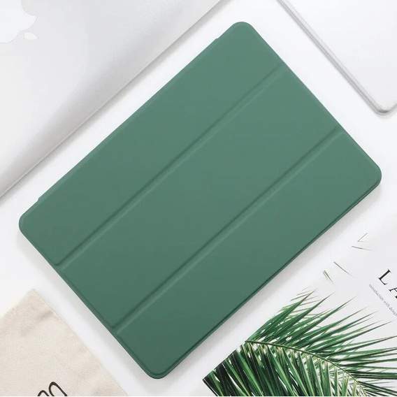 Pouzdro pro Apple iPad Air 11" 6 gen. 2024 (A2902, Smartcase s prostorem pro stylus, tmavě zelené