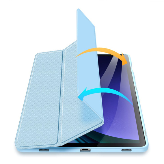 Pouzdro pro Samsung Galaxy Tab S10 Lite / S10 FE / S9 FE, Dux Ducis TOBY, modré