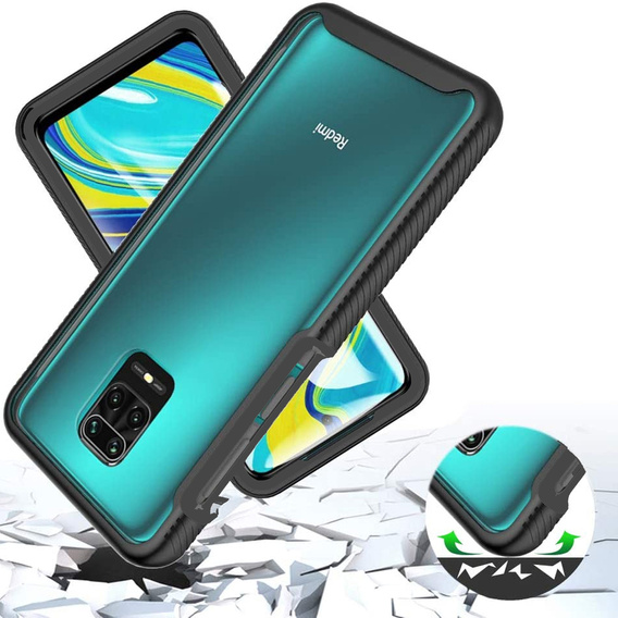 Pouzdro pro Xiaomi Redmi Note 9S / 9 Pro, Shockproof, s fólií, modré