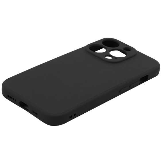 Pouzdro pro iPhone 15 Pro, Silicone Lite, černé