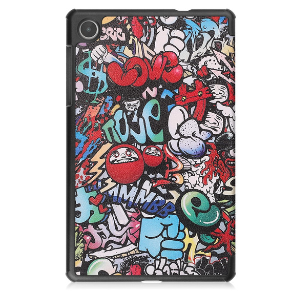 Pouzdro pro Lenovo Tab M8 Gen 4 TB-300FU, Smartcase, graffiti