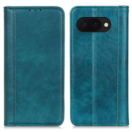 Flipové pouzdro pro Google Pixel 9A, Split Leather, zelené