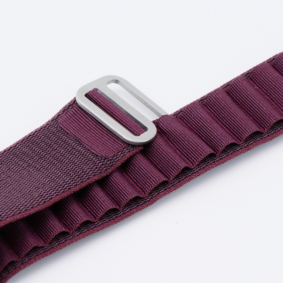 Nylonový řemínek pro Apple Watch 1/2/3/4/5/6/7/8/SE/ULTRA 42/44/45/49 mm, vínový