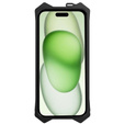 Pancéřové pouzdro pro iPhone 15 Plus, Aluminum Alloy, černé