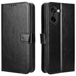 Klopové pouzdro pro OnePlus Nord CE5, Crazy Horse Wallet, černé