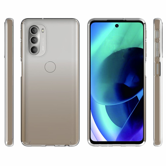 Tenké pouzdro pro Motorola Moto G51 5G, Slim, průhledné