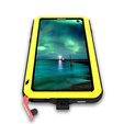 Pouzdro Love Mei pro Samsung Galaxy S10+ Plus, armored with glass, žluté