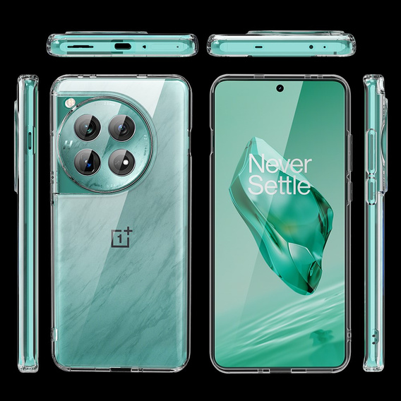 Pouzdro pro OnePlus 12 5G, Fusion Hybrid, pro MagSafe, průhledné