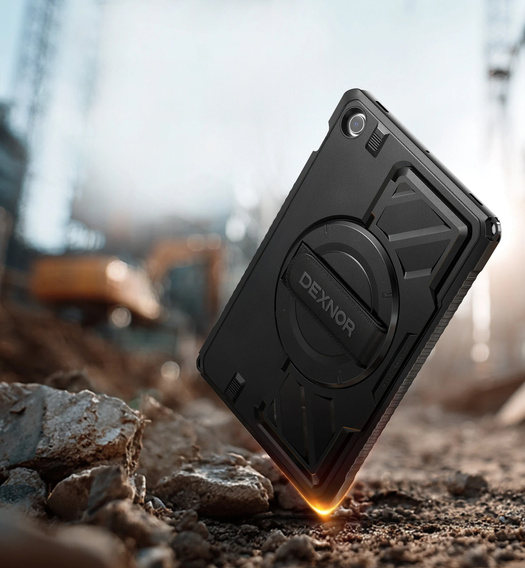 Pouzdro Dexnor 360° s páskem a držákem na stylus pro Samsung Galaxy Tab A9+