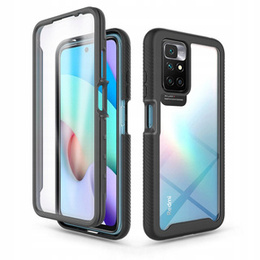 Pouzdro pro Xiaomi Redmi 10, Shockproof, s fólií, modré