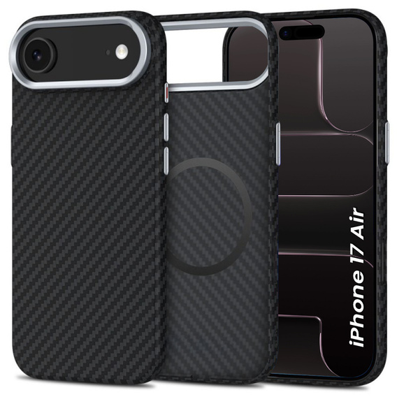 BENKS Kevlar Armor PRO Carbon Fiber 600D A068 pouzdro MagSafe pro iPhone Air