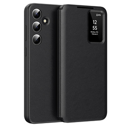Flipové pouzdro pro Samsung Galaxy S24 FE, Smart View Wallet, černé