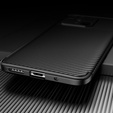 Pouzdro pro Xiaomi Redmi 10C, Carbon Gel, černé