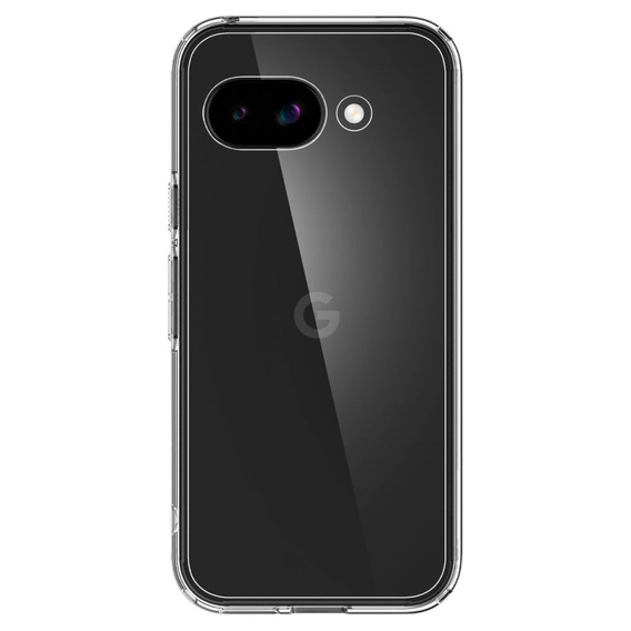 Pouzdro Spigen pro Google Pixel 9A, Ultra Hybrid, průhledné + 9H tvrzené sklo