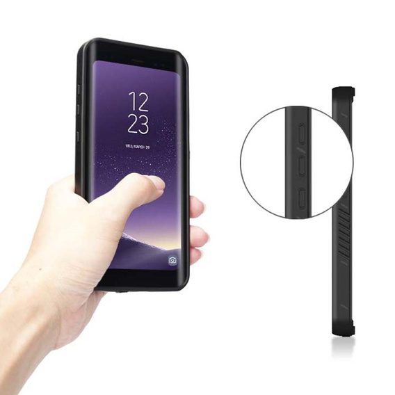 Vodotěsné pouzdro IP68 pro Samsung Galaxy S8 5G, černé