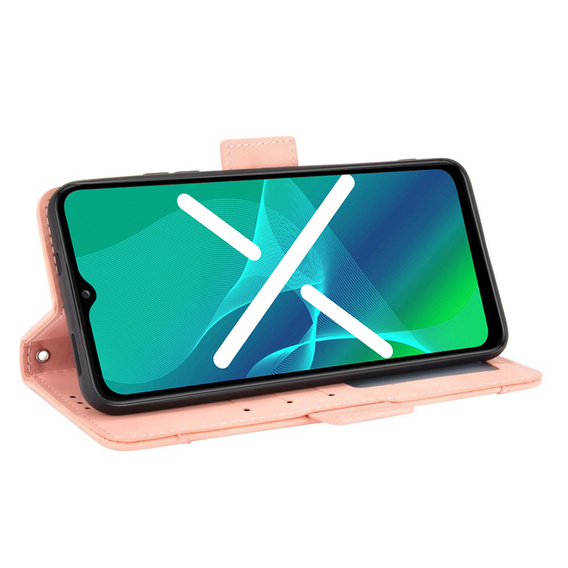 Klopové pouzdro pro Samsung Galaxy A04S / A13 5G, Card Slot, růžové