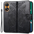 Klopové pouzdro pro Oppo Reno8 T, Butterfly, černé