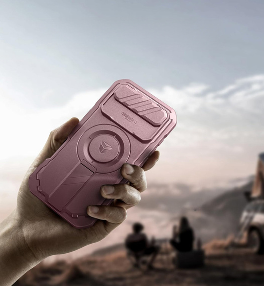 Pancéřové pouzdro Dexnor se stojánkem a spouští fotoaparátu, pro MagSafe pro iPhone Air