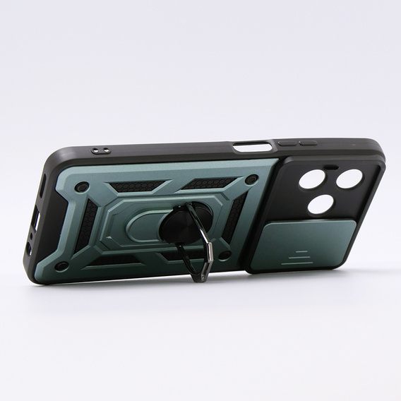 Pouzdro pro Realme C51, CamShield Slide, zelený