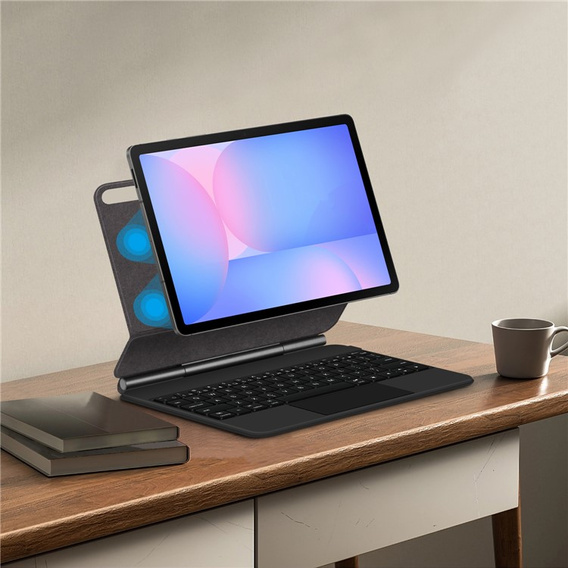 Pouzdro s klávesnicí Bluetooth a touchpadem pro Samsung Galaxy Tab S10 FE