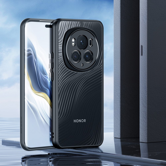 Pouzdro DuxDucis pro Honor Magic 6 Pro 5G, Aimo case, transparentní / černé