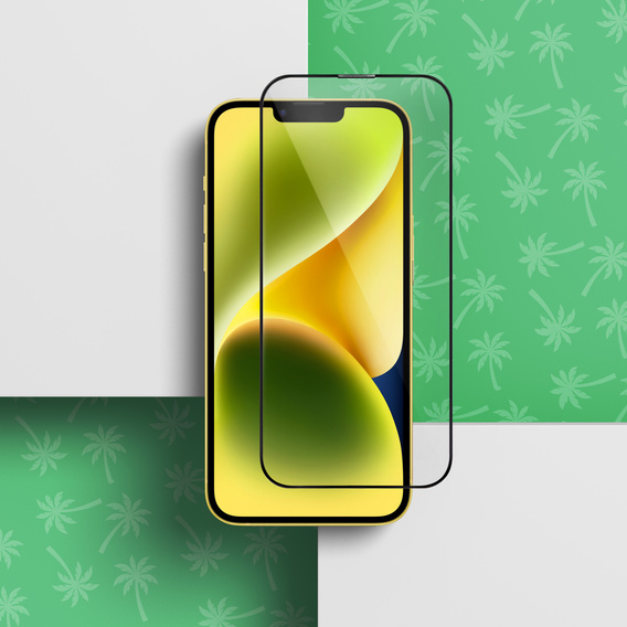 Tvrzené sklo 5D Full Glue Smart Palm pro iPhone 14